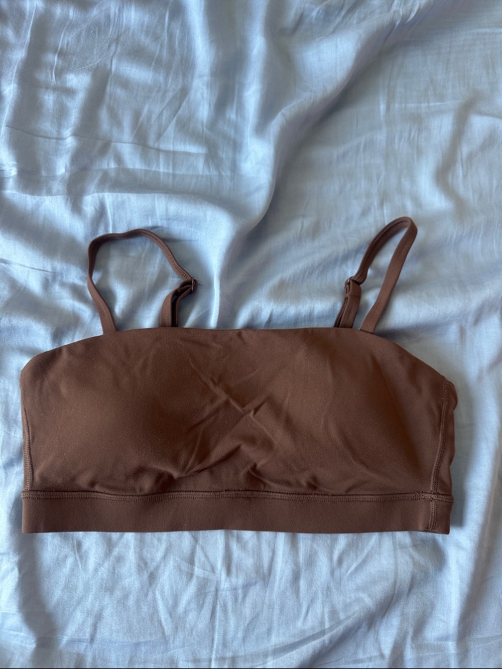 Amazon CRZ Yoga Brown Bandeau Sports Bra